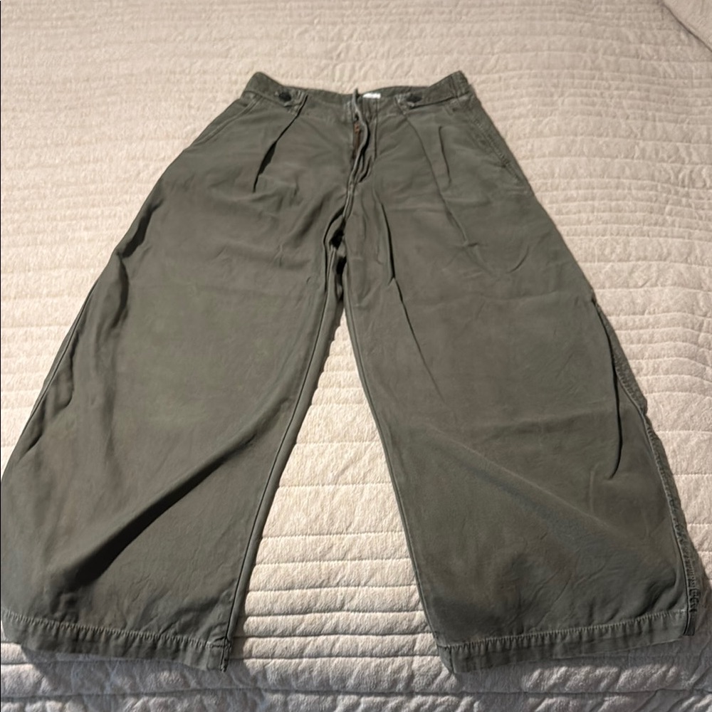Citizens of Humanity Cara Cropped Pleated Trouser